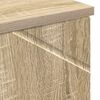 vidaXL Ψηλό ντουλάπι μπάνιου με πόρτα Sonoma Δρυς 30 x 35 x 192 εκ.