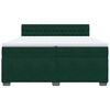 vidaXL &Kappa;&rho;&epsilon;&beta;ά&tau;&iota; Boxspring &mu;&epsilon; &Sigma;&tau;&rho;ώ&mu;&alpha; &Sigma;&kappa;&omicron;ύ&rho;&omicron; &Pi;&rho;ά&sigma;&iota;&nu;&omicron; 200x200&epsilon;&kappa;. &Beta;&epsilon;&lambda;&omicron;ύ&delta;&iota;&nu;&omicron;