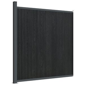 vidaXL Πάνελ Περίφραξης Γκρι 173 x 186 εκ. από WPC