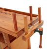 vidaXL Πάγκος Εργ. Συρτάρια/ Μέγγενες 192x62x83 εκ. Μασίφ Ξύλο Ακακίας