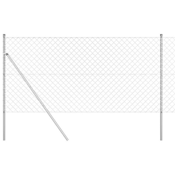 vidaXL &Sigma;&tau;ύ&lambda;&omicron;&sigmaf; &Pi;&epsilon;&rho;&iota;&phi;&rho;ά&xi;&epsilon;&omega;&nu; &Alpha;&sigma;&eta;&mu;ί 10 x 1,4 &mu; (60 x 60 &chi;&iota;&lambda;&iota;&omicron;&sigma;&tau;ά &pi;&lambda;έ&gamma;&mu;&alpha;)