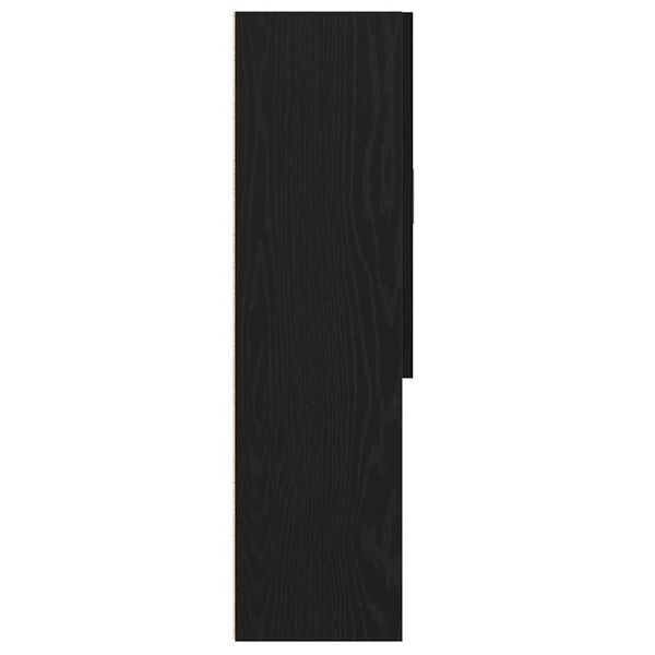 vidaXL Ντουλάπι Πλυντηρίου Μαύρη Δρυς 70,5 x 25,5 x 90 εκ.