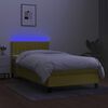 vidaXL &Kappa;&rho;&epsilon;&beta;ά&tau;&iota; Boxspring &mu;&epsilon; &Sigma;&tau;&rho;ώ&mu;&alpha; & LED &Pi;&rho;ά&sigma;&iota;&nu;&omicron; 100x200 &epsilon;&kappa; &Upsilon;&phi;&alpha;&sigma;&mu;ά&tau;&iota;&nu;&omicron;