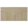 vidaXL Ντουλάπι Νιπτήρα Sonoma Δρυς 90 x 38,5 x 46 εκ. από Επεξ. Ξύλο