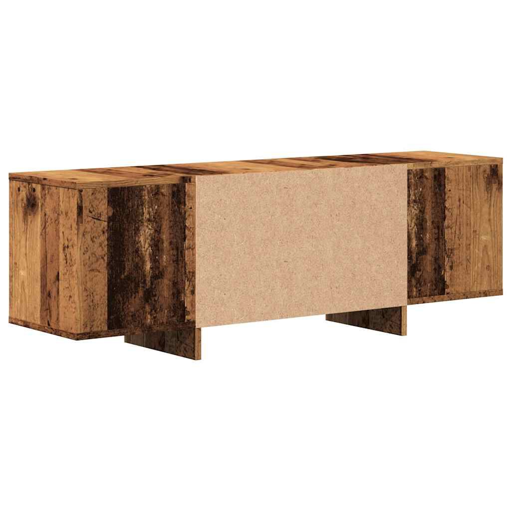 vidaXL Έπιπλο Τηλεόρασης Παλιό Ξύλο 120x30x40,5 εκ. από Μοριοσανίδα