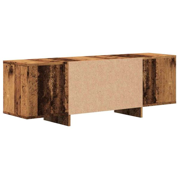 vidaXL Έπιπλο Τηλεόρασης Παλιό Ξύλο 120x30x40,5 εκ. από Μοριοσανίδα