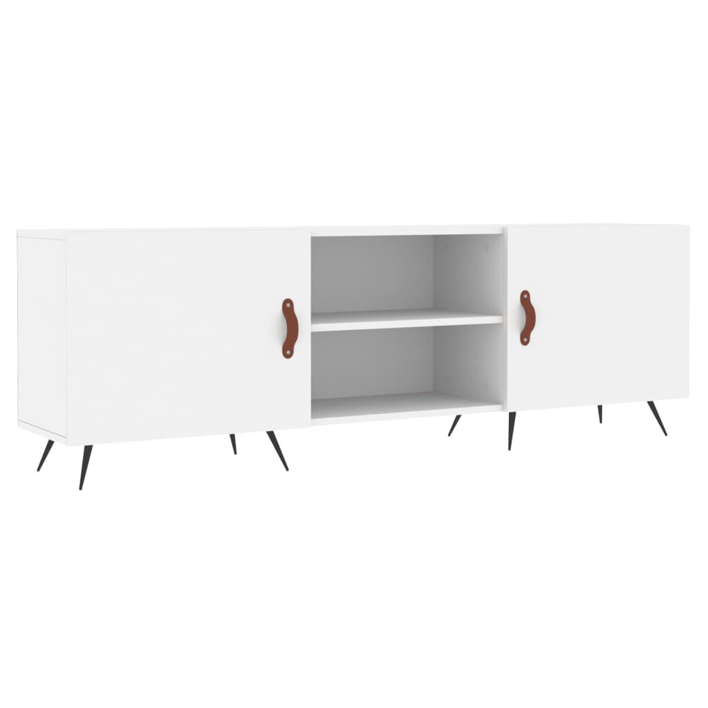 vidaXL Έπιπλο Τηλεόρασης Λευκό 150x30x50 εκ. από Επεξεργασμένο Ξύλο