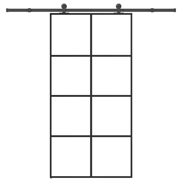 vidaXL &Sigma;&upsilon;&rho;ό&mu;&epsilon;&nu;&eta; &Pi;ό&rho;&tau;&alpha; &mu;&epsilon; &Mu;&eta;&chi;&alpha;&nu;&iota;&sigma;&mu;ό 102,5x205 &epsilon;&kappa;. &Gamma;&upsilon;&alpha;&lambda;ί ESG & &Alpha;&lambda;&omicron;&upsilon;&mu;ί&nu;&iota;&omicron;