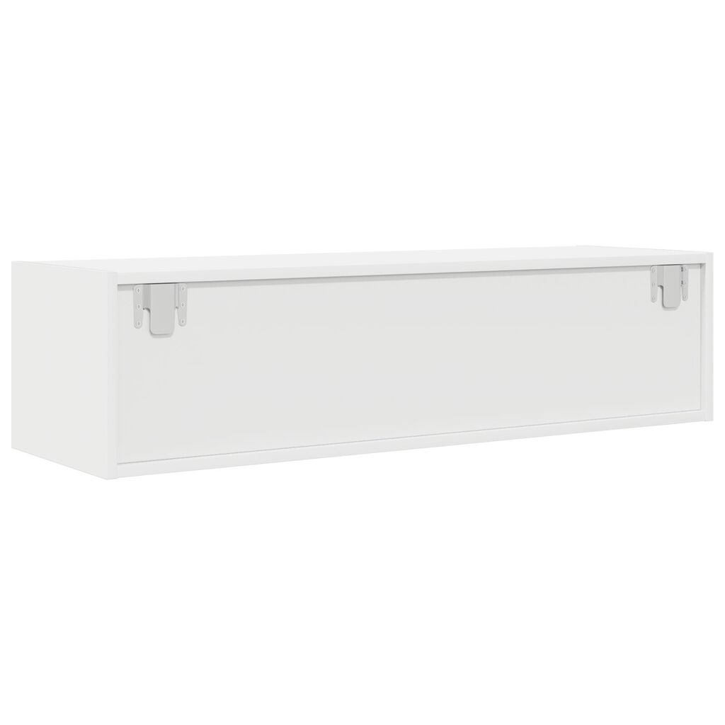 vidaXL Ντουλάπι Τηλεόρασης Λευκό 100x31x25,5 εκ Επεξεργασμένο Ξύλο
