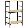 vidaXL Βιβλιοθήκη Sonoma Δρυς 50 x 33 x 82 εκ. από Επεξεργασμένο Ξύλο