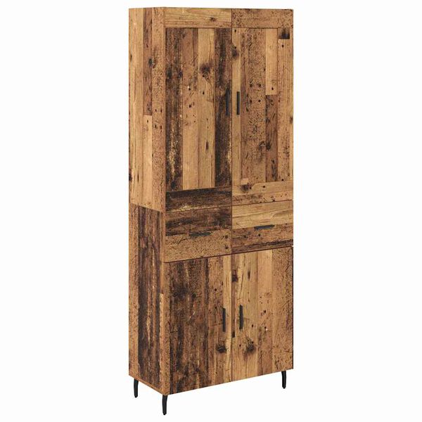 vidaXL Highboard &mu;&epsilon; &sigma;&upsilon;&rho;&tau;ά&rho;&iota; 2 pcs &Pi;&alpha;&lambda;&iota;ό &xi;ύ&lambda;&omicron; &Epsilon;&pi;&epsilon;&xi;&epsilon;&rho;&gamma;&alpha;&sigma;&mu;έ&nu;&omicron; &xi;ύ&lambda;&omicron;