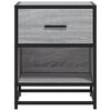 vidaXL Κομοδίνο Γκρι Sonoma 40x31x50 εκ. από Επεξεργασμένο Ξύλο