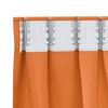 vidaXL Κουρτίνες συσκότισης με κουρτίνες Bright Orange Πολυεστέρας