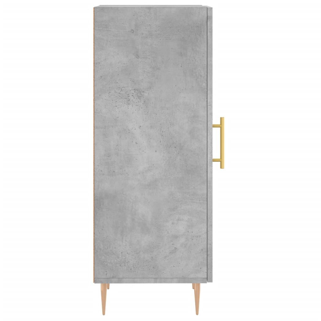 vidaXL Ντουλάπι Γκρι Σκυροδέματος 34,5x34x90 εκ. Επεξεργασμένο Ξύλο