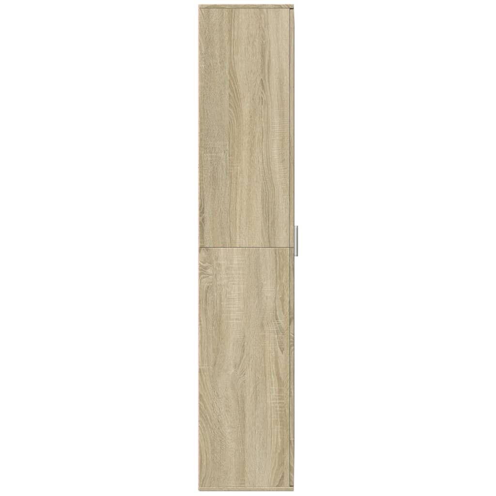 vidaXL Ντουλάπι Sonoma Δρυς 70x35x180 εκ. από Επεξεργασμένο Ξύλο