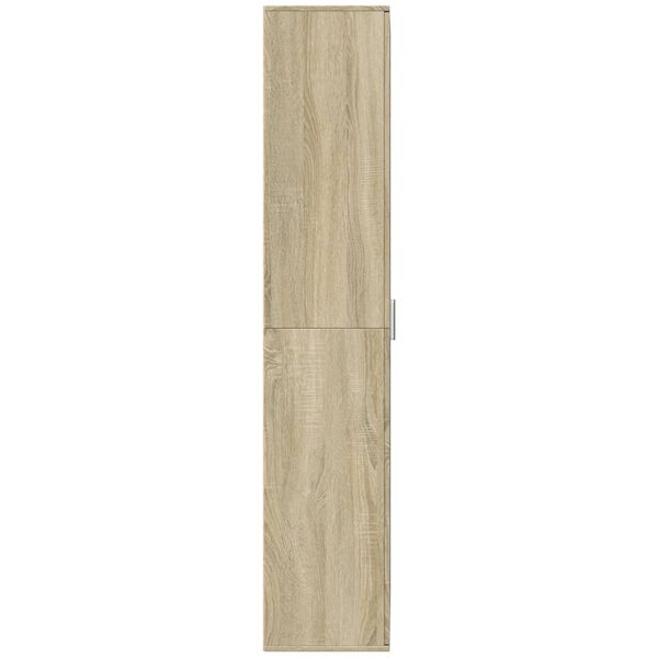 vidaXL Ντουλάπι Sonoma Δρυς 70x35x180 εκ. από Επεξεργασμένο Ξύλο