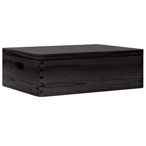vidaXL &Xi;ύ&lambda;&iota;&nu;&omicron; &kappa;&omicron;&upsilon;&tau;ί &mu;&epsilon; &kappa;&alpha;&pi;ά&kappa;&iota; &kappa;&alpha;&iota; &lambda;&alpha;&beta;έ&sigmaf; &Mu;&alpha;ύ&rho;&omicron; 40x30x13cm