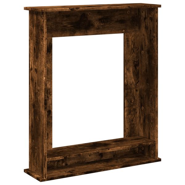 vidaXL Πλαίσιο Τζακιού Καπνιστή Δρυς 75x20x87,5 εκ. από Επεξ. Ξύλο