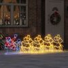 vidaXL LED Χριστουγεννιάτικη Διακόσμηση Πολύχρωμο 69 x 79 εκ PVC