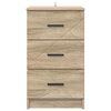 vidaXL Κομοδίνο Sonoma Δρυς 38 x 38 x 66 εκ Επεξεργασμένο ξύλο