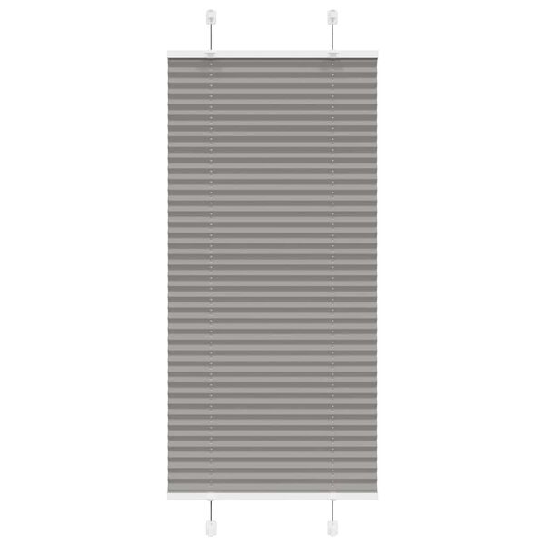 vidaXL Πλισέ περσίδα Ανθρακί 55x100 cm Πλάτος υφάσματος 54,4 cm