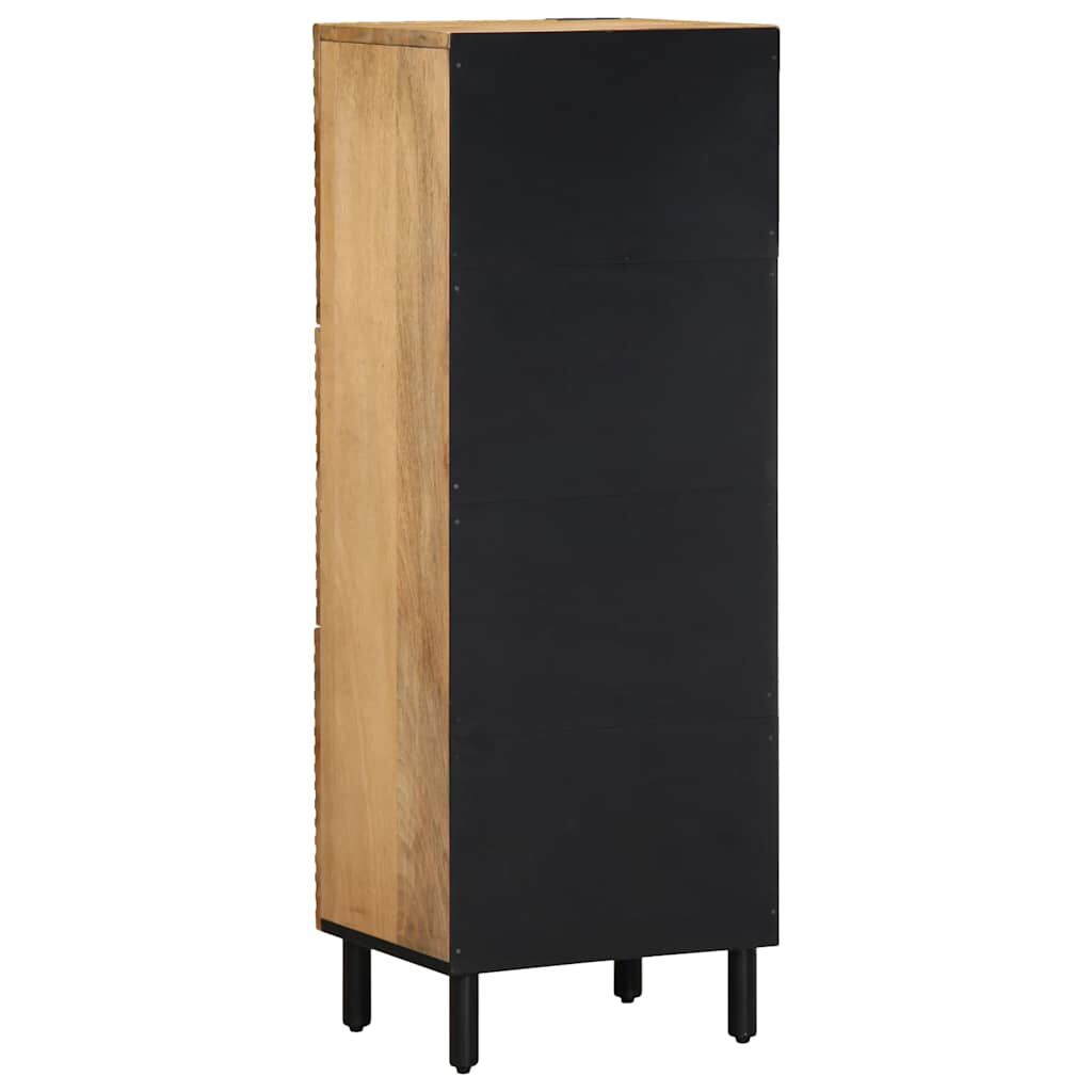vidaXL Highboard καφέ 40x33x110 cm μασίφ ξύλο Mango