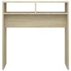 vidaXL Τραπεζάκι Κονσόλα Sonoma Δρυς 78x30x80 εκ. από Επεξ. Ξύλο