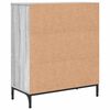 vidaXL Πλαϊνό γραφείο Γκρι sonoma 69.5 x 33 x 82 εκ.