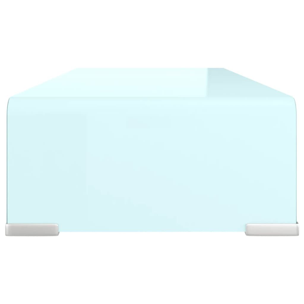 vidaXL Βάση Τηλεόρασης/Οθόνης Πράσινη 60 x 25 x 11 εκ. Γυάλινη