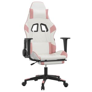 vidaXL &Kappa;&alpha;&rho;έ&kappa;&lambda;&alpha; Gaming &Mu;&alpha;&sigma;ά&zeta; &Upsilon;&pi;&omicron;&pi;ό&delta;&iota;&omicron; &Lambda;&epsilon;&upsilon;&kappa;ό & &Rho;&omicron;&zeta; &alpha;&pi;ό &Sigma;&upsilon;&nu;&theta;&epsilon;&tau;&iota;&kappa;ό &Delta;έ&rho;&mu;&alpha;