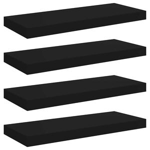 vidaXL &Rho;ά&phi;&iota;&alpha; &Tau;&omicron;ί&chi;&omicron;&upsilon; 4 &tau;&epsilon;&mu;. &Mu;&alpha;ύ&rho;&alpha; 60x23,5x3,8 &epsilon;&kappa;. MDF