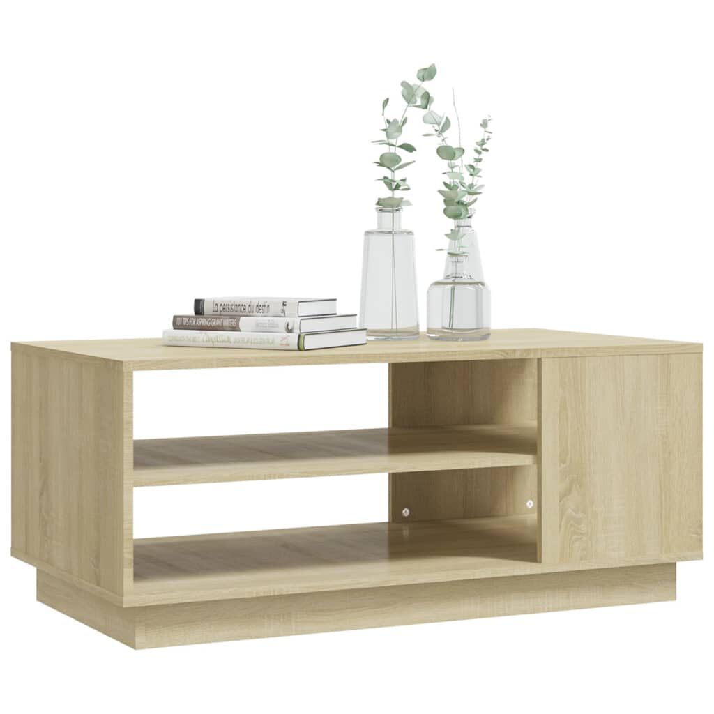vidaXL Τραπεζάκι Σαλονιού Sonoma Δρυς 102x55x43 εκ. Επεξεργασμένο Ξύλο