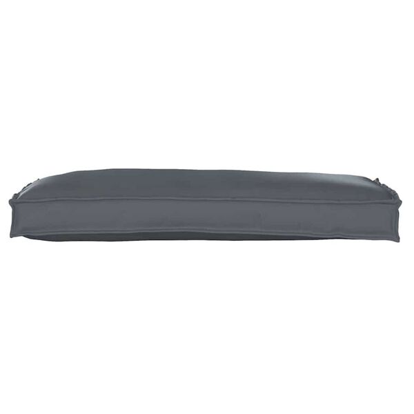 vidaXL Μαξιλάρι παλέτας για πάγκο Ανθρακί 100 x 40 x 8 εκ