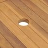 vidaXL Έπιπλο Μπάνιου 132x45x75 εκ. από Μασίφ Ξύλο Teak με 3 Καλάθια