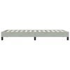vidaXL Σκελετός Κρεβατιού Χωρίς Στρώμα Αν. Γκρι 100x210 εκ. Βελούδινο