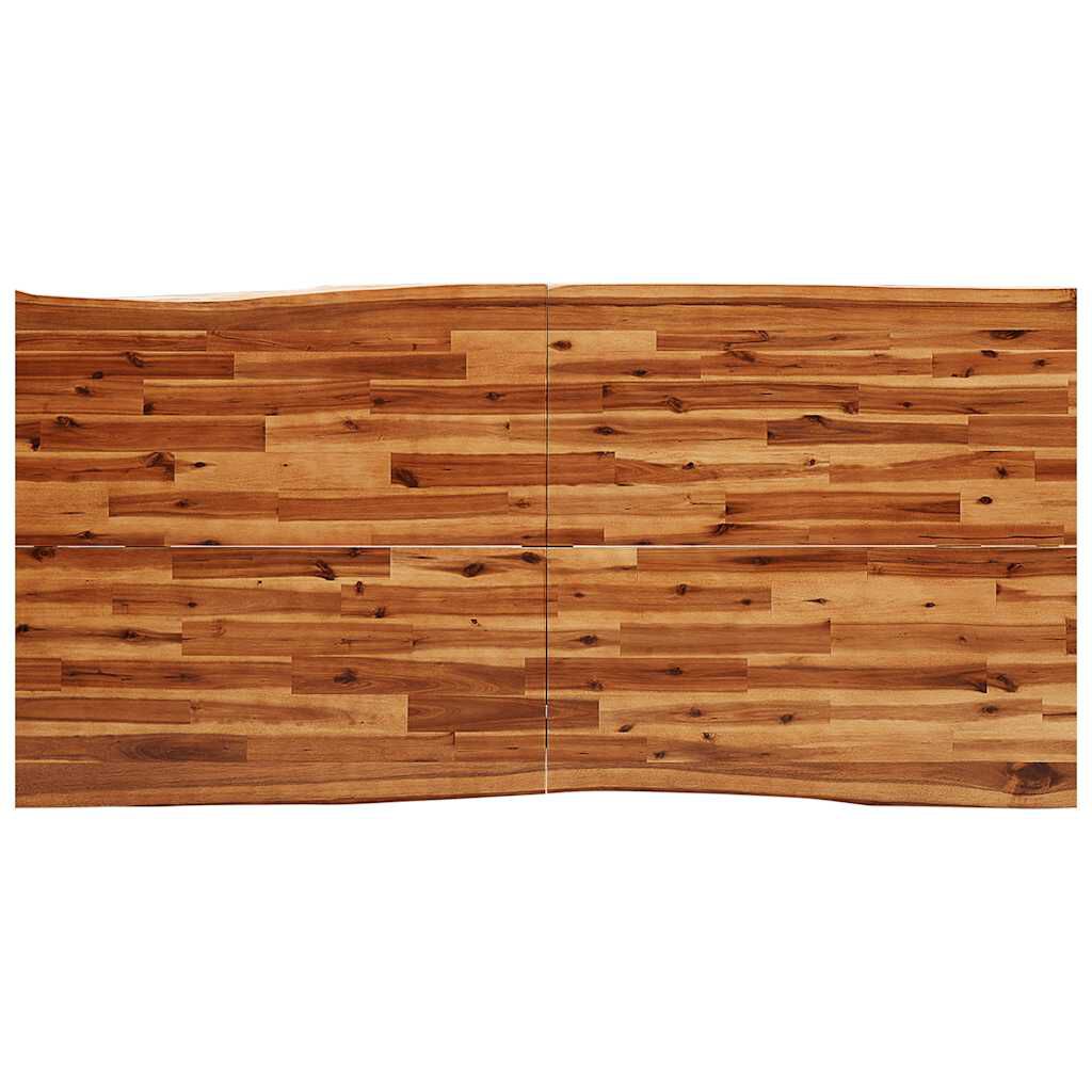 vidaXL Τραπεζαρία με Φυσικό Περίγραμμα 180x90x75 εκ Μασίφ Ξύλο Ακακίας
