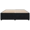 vidaXL Σκελετός Κρεβατιού Χωρίς Στρώμα Μαύρο 180x200 εκ. Βελούδινο