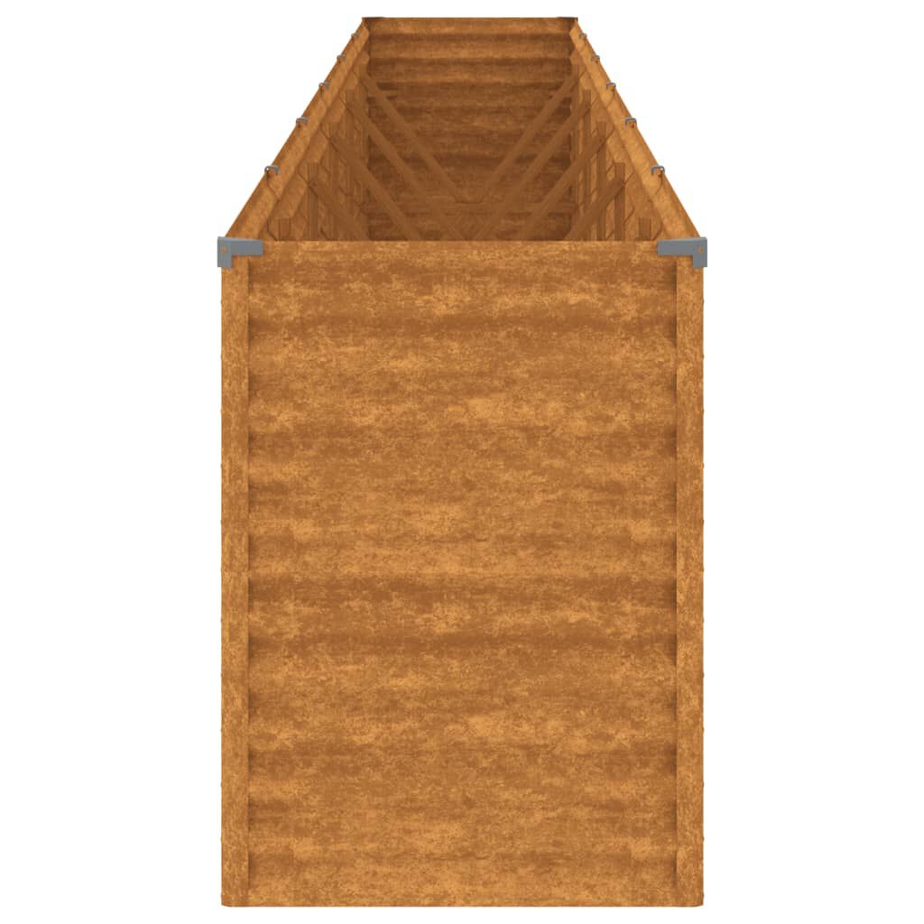 vidaXL Ζαρντινιέρα 578 x 50 x 69 εκ. από Ατσάλι Σκληρυθέν στον Αέρα