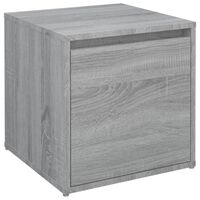 vidaXL Κουτί με Συρτάρι Γκρι Sonoma 40,5x40x40 εκ. Επεξεργασμένο Ξύλο