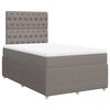 vidaXL &Kappa;&rho;&epsilon;&beta;ά&tau;&iota; Boxspring &mu;&epsilon; &Sigma;&tau;&rho;ώ&mu;&alpha; Taupe 120x200 &epsilon;&kappa;. &Upsilon;&phi;&alpha;&sigma;&mu;ά&tau;&iota;&nu;&omicron;