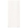 vidaXL Ντουλάπι Κρασιών Λευκό 56 x 25 x 56 εκ. από Μασίφ Ξύλο Πεύκου