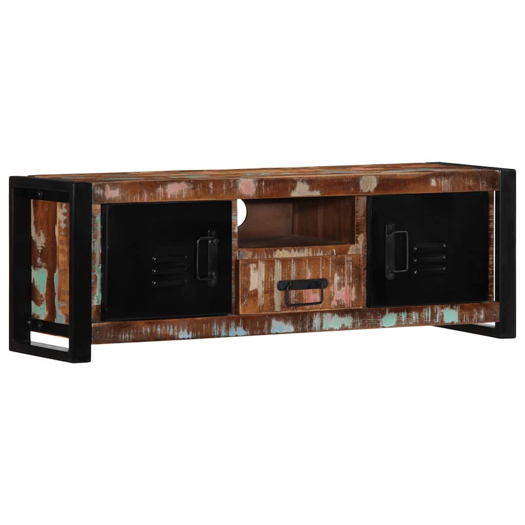ντουλάπι τηλεόρασης vidaXL 100x30x35 cm από μασίφ ξύλο αναγεννημένο