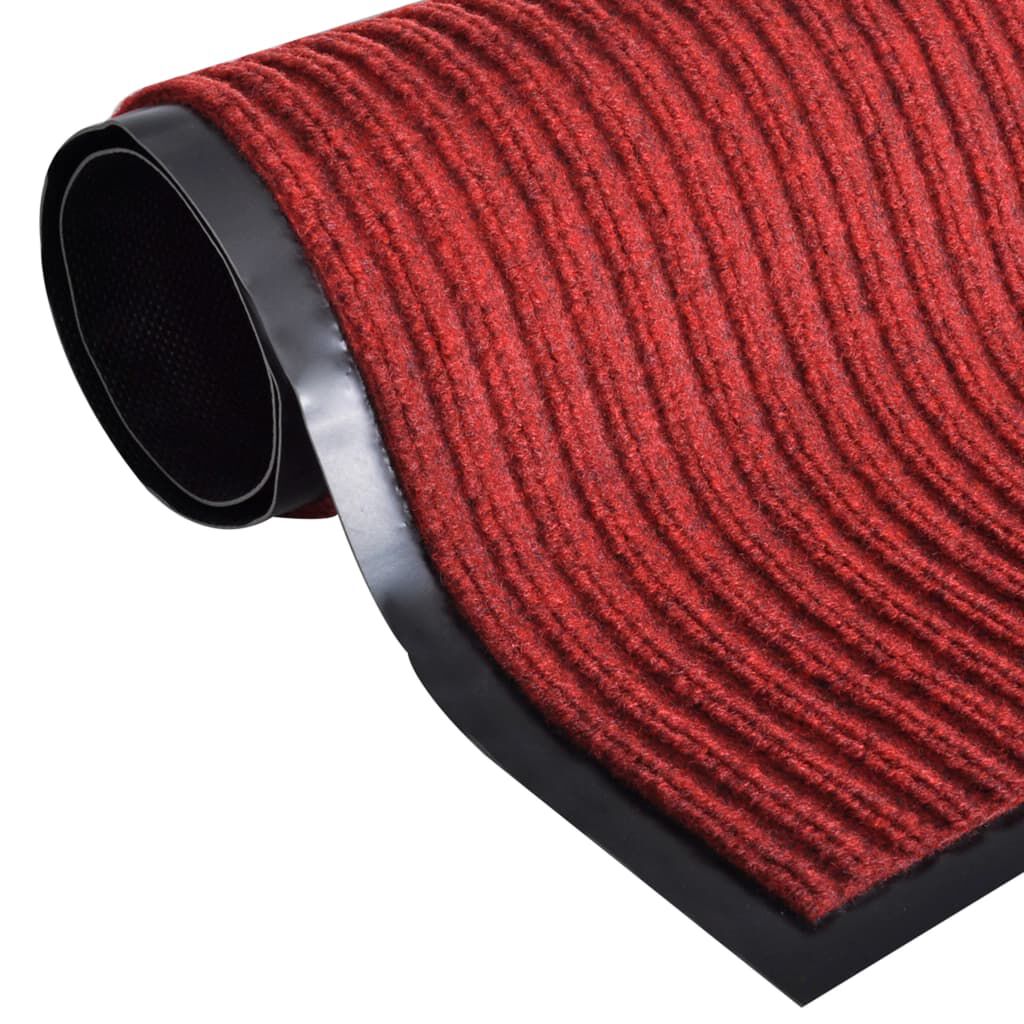 vidaXL Πατάκι Εισόδου Κόκκινο 117x220 εκ. από PVC