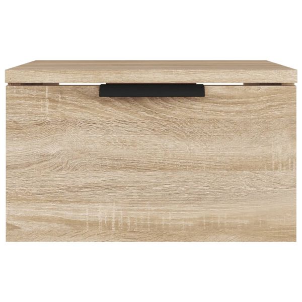 vidaXL Κομοδίνα Επιτοίχια 2 τεμ. Sonoma Δρυς 34 x 30 x 20 εκ.