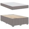 vidaXL Σκελετός Κρεβατιού με στρώμα Taupe 120 x 200 cm ύφασμα