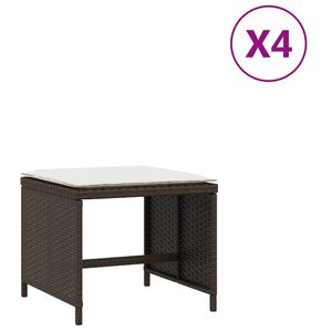 vidaXL &Sigma;&kappa;&alpha;&mu;&pi;ό &Kappa;ή&pi;&omicron;&upsilon; 4 &tau;&epsilon;&mu;. &Kappa;&alpha;&phi;έ 40x40x35 &epsilon;&kappa;. &Sigma;&upsilon;&nu;&theta;. &Rho;&alpha;&tau;ά&nu; &mu;&epsilon; &Mu;&alpha;&xi;&iota;&lambda;ά&rho;&iota;&alpha;
