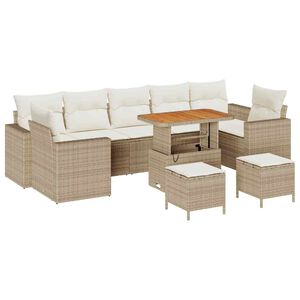 vidaXL &Sigma;&epsilon;&tau; &Kappa;&alpha;&nu;&alpha;&pi;έ &Kappa;ή&pi;&omicron;&upsilon; 13 pcs &Mu;&alpha;ύ&rho;&omicron; &kappa;&alpha;&iota; &Kappa;&rho;έ&mu;&alpha; &sigma;&upsilon;&nu;&theta;&epsilon;&tau;&iota;&kappa;ό &rho;&alpha;&tau;ά&nu;
