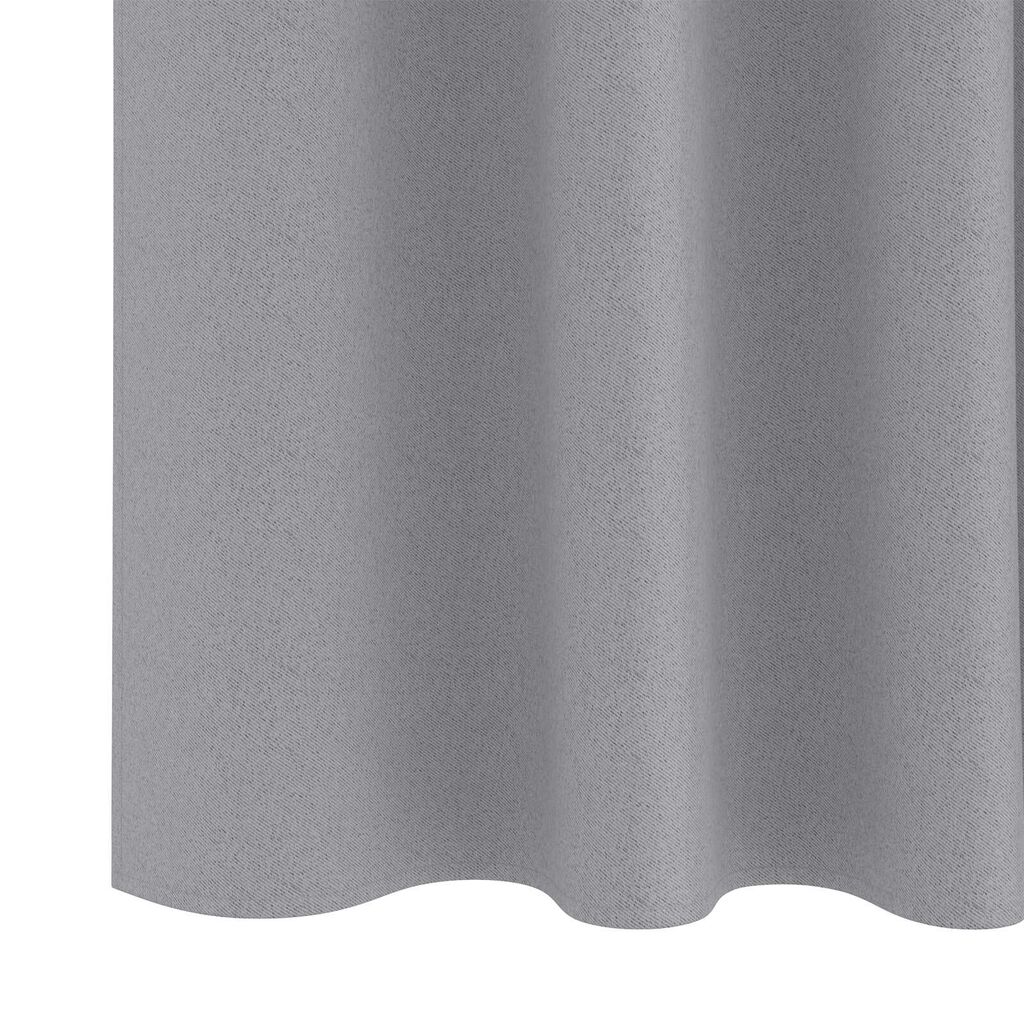 vidaXL Κουρτίνες 2 pcs Ανοιχτό γκρι 245 x 140 εκ. Πολυεστέρας