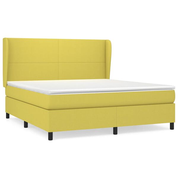 vidaXL &Kappa;&rho;&epsilon;&beta;ά&tau;&iota; Boxspring &mu;&epsilon; &Sigma;&tau;&rho;ώ&mu;&alpha; &Pi;&rho;ά&sigma;&iota;&nu;&omicron; 180x200 &epsilon;&kappa;.&Upsilon;&phi;&alpha;&sigma;&mu;ά&tau;&iota;&nu;&omicron;