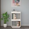 vidaXL Βιβλιοθήκη Λευκή 40 x 35 x 71 εκ. από Μασίφ Ξύλο Πεύκου